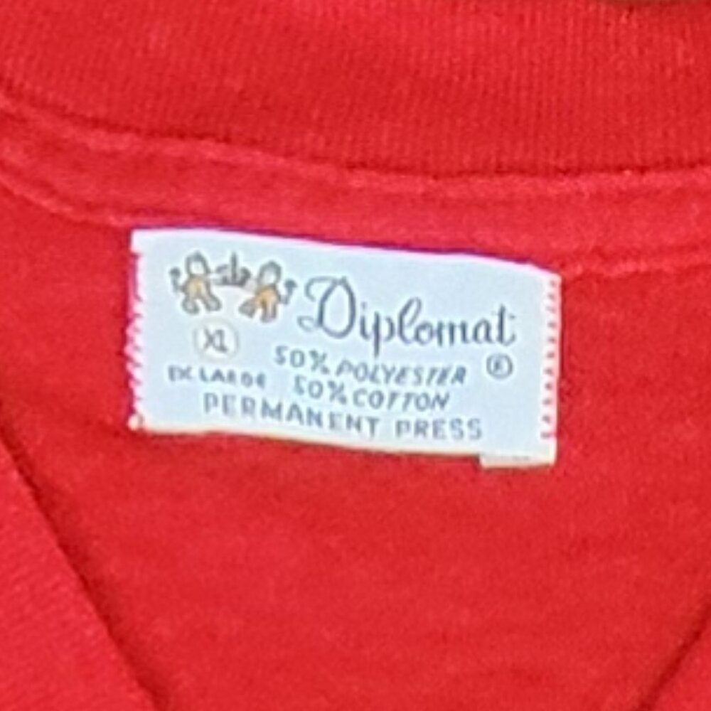 Diplomat Vintage B. Kliban Red Rich Cat Night Shirt - XL - Picture 8 of 8
